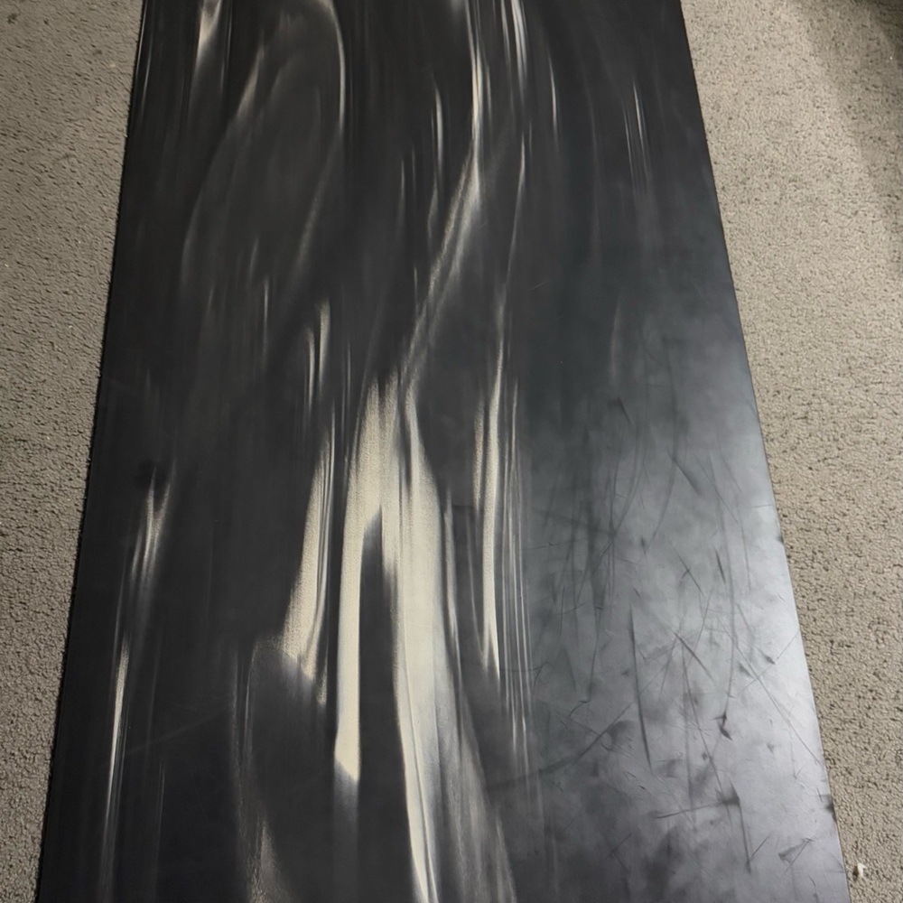 Lululemon Athletica Black and White Yoga Mat 5mm